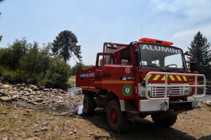 El fuego afectó 5 mil hectáreas en Aluminé. Foto: Gentileza Ministerio de Ambiente y Desarrollo Sostenible de Nación