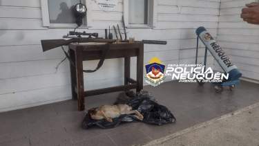 Las personas se movilizaban en dos vehículos y quisieron huir de la policía. Foto: Gentileza