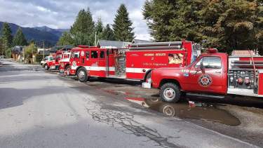 Se llevaron una motosierra  una tronzadora. Foto: Facebook Bomberos Voluntarios Villa La Angostura