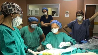 La cirugía tuvo una duración aproximada de cuatro horas. Foto gentileza