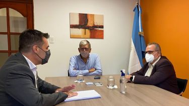 Martínez les planteó la posibilidad de conseguir “recursos” para las estaciones como también créditos blandos. (Foto: gentileza)