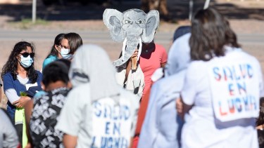 Del conflicto de salud surgió la propuesta opositora. Foto: archivo Florencia Salto.