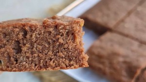 Brownie de banana para darse un gustito