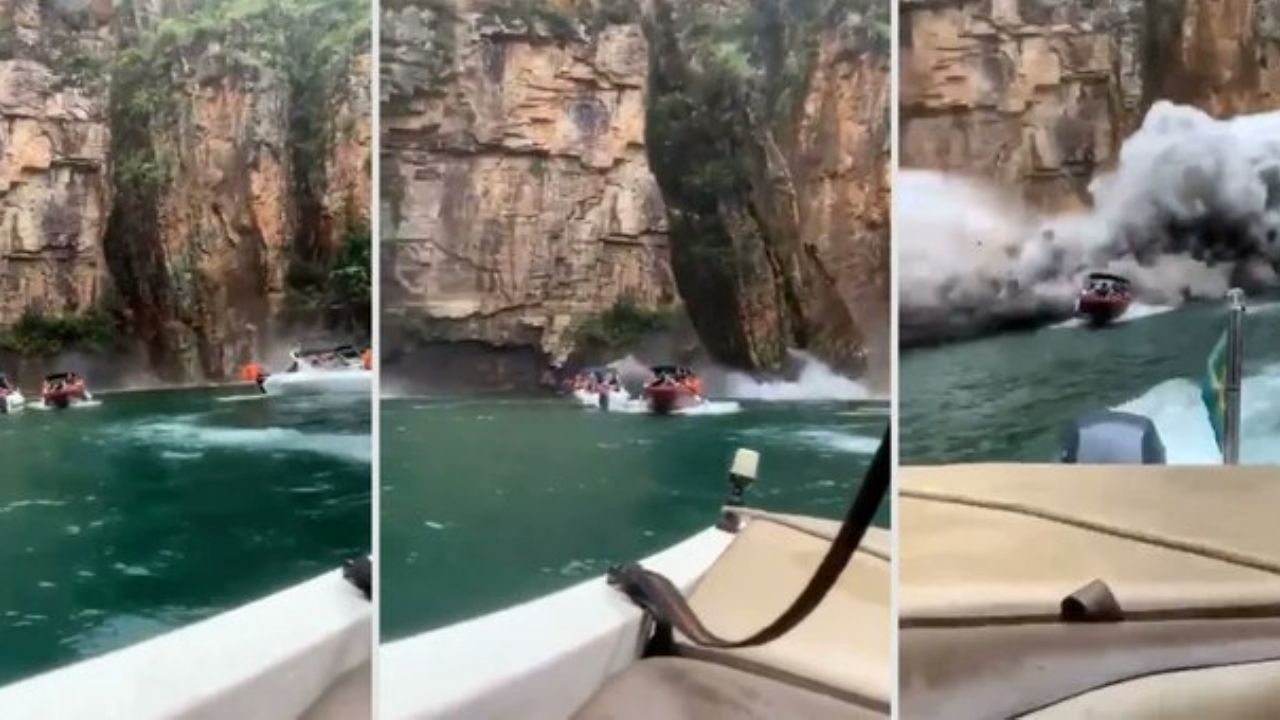 La tragedia fue captada por un turista desde otra embarcación.