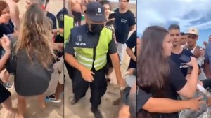 Un grupo de turistas evitó que le incautaran los churros a un vendedor ambulante