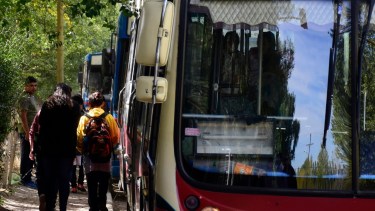 Educación incorporó exigencias en el servicio de transporte por los protocolos sanitarios contra el coronavirus. Foto: Emiliana Cantera
