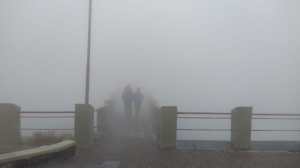 Parece Londres, son las termas de Copahue después de la nevada