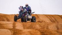 Imagen de Copetti ganó la tercera etapa del Dakar y pasó a liderar la general en quads