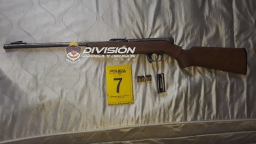 Las armas se secuestraron en un allanamiento (Foto: gentileza)