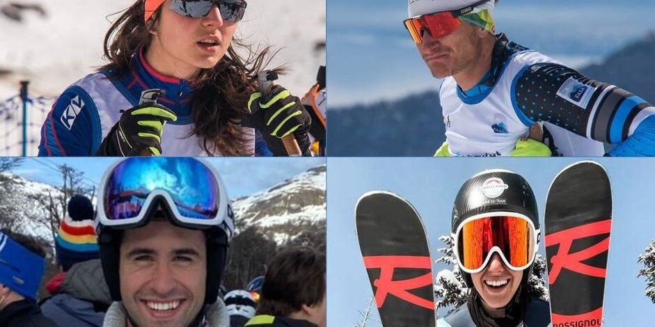 Cuatro deportistas de la región obtuvieron el pase a los JJOO de China en disciplinas de esquí. Gentileza FASA