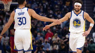 Curry y Thompson, dos de los mejores tiradores de la NBA.