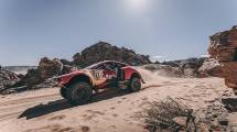 Imagen de Loeb, la referencia en el segundo parcial del Dakar
