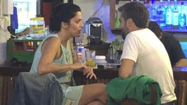 Volnovich y Rodríguez, durante su viaje a Cancún. 