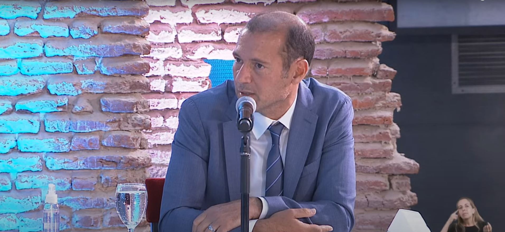 El gobernador de Neuquén, Omar Gutiérrez. Foto: captura de video.