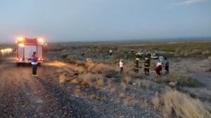 Murió un hombre en un vuelco camino al lago Pellegrini