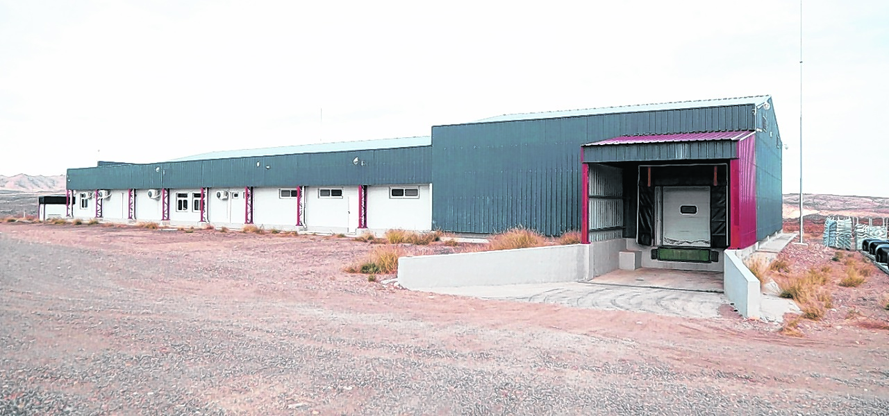 La planta de procesamiento se ubica a unos 15 kilómetros de la localidad en cercanías de la represa.