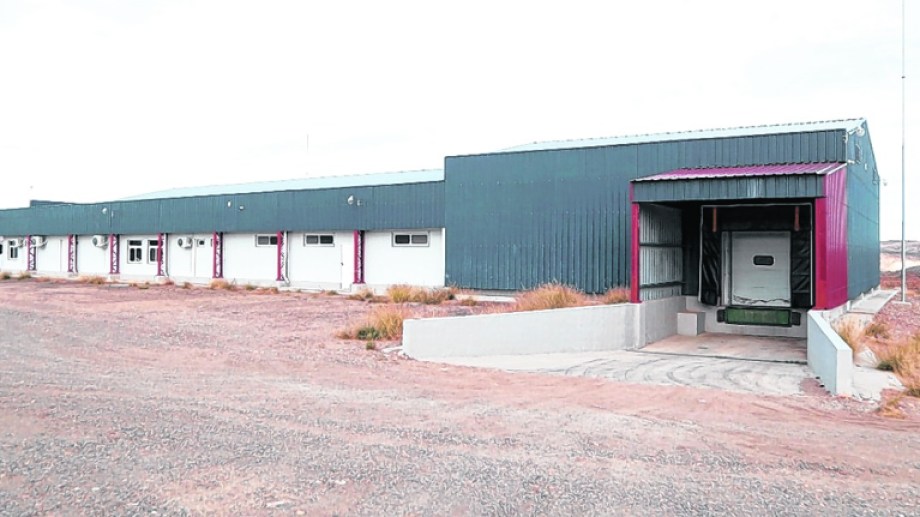 La planta de procesamiento se ubica a unos 15 kilómetros de la localidad en cercanías de la represa.