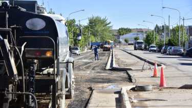 En febrero será inaugurado el asfalto de la calle Racedo.  Foto: Prensa Municipalidad de Neuquén