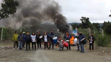 El Soyem reclamó en el ingreso del basural de Bariloche