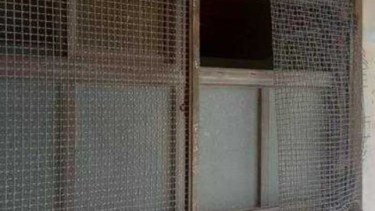 Una de las escuelas dañadas en los últimos días. Foto: Gentiliza de Unter.
