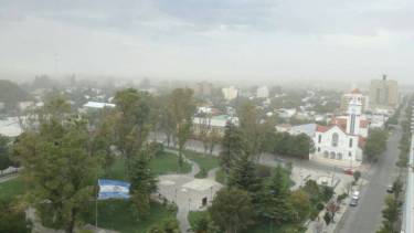 Las ráfagas se sentirán en cordillera y meseta de Río Negro. 