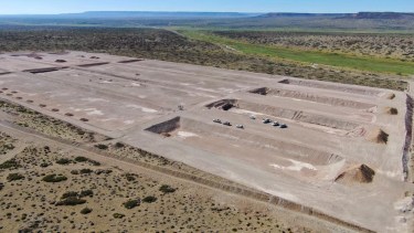 Zapala: importante avance en la nueva planta de tratamiento de efluentes