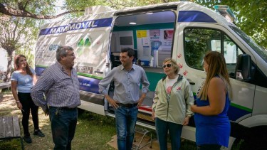 En la recorrida anterior se hicieron 100 mamografías en Neuquén. Foto: Gentileza Legislatura de Neuquén. 