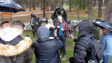 Marley y Xipolitakis estuvieron en Vía Christi de Junín de los Andes.