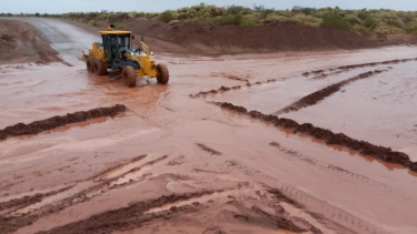 El temporal genera problemas en las rutas de la región. (Foto Archivo https://www.facebook.com/dpvneuquen).-