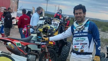 Iván Martín consiguió una espectacular victoria en motos M2 en el SARR 2022. Gentileza.