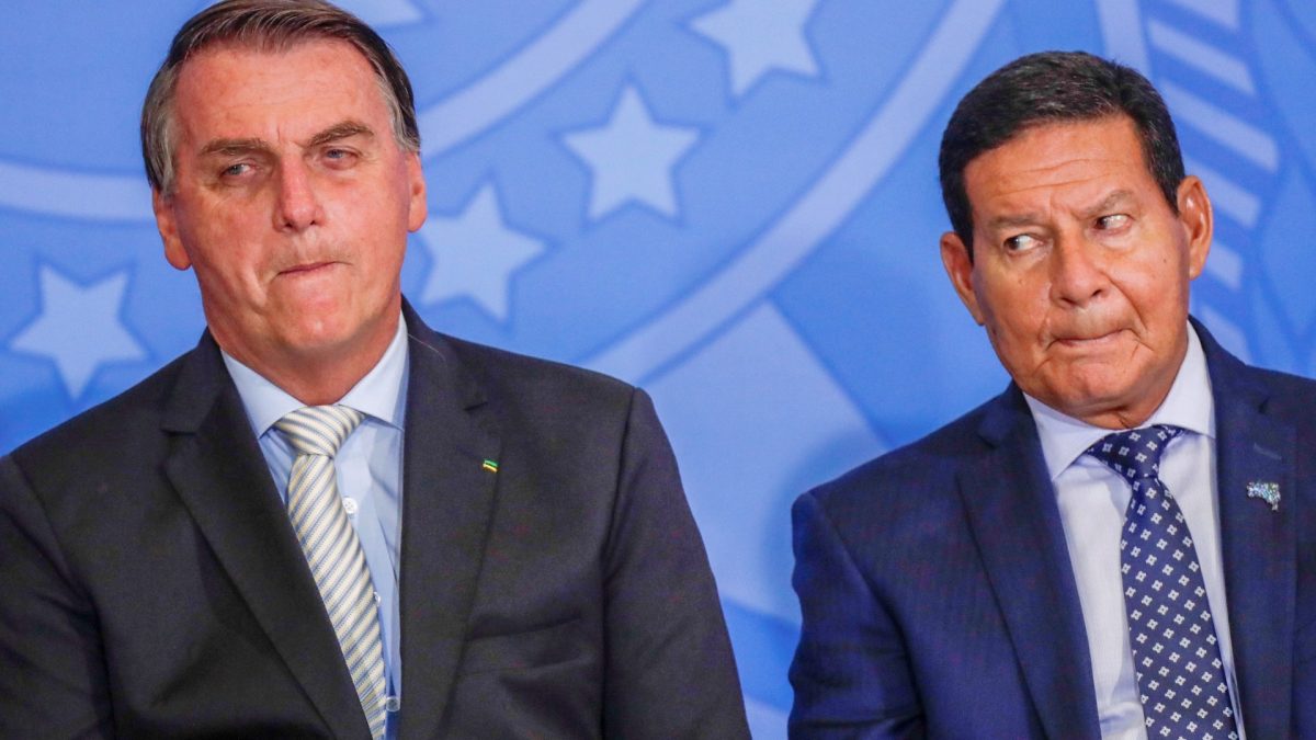 Bolsonaro y Mourao están distanciados desde hace tiempo.