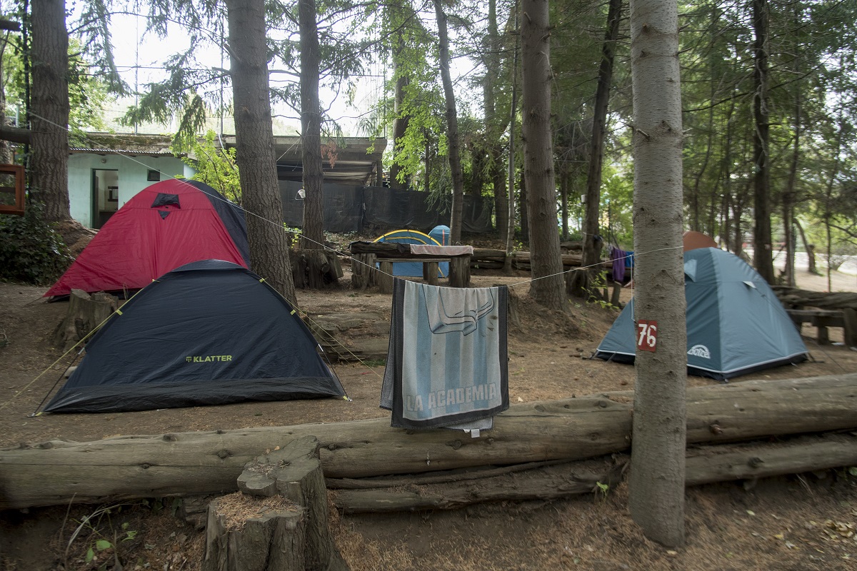 Los campings padecen las consecuencias del otoño anticipado. Foto: Marcelo Martínez