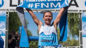 Todo preparado para el Triatlón de la Pera