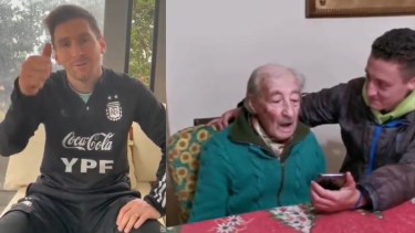 Un mes atrás, Don Hernán recibió un saludo de la Pulga.