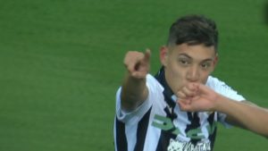 Nahuel Molina le dio la victoria a Udinese en el minuto 93