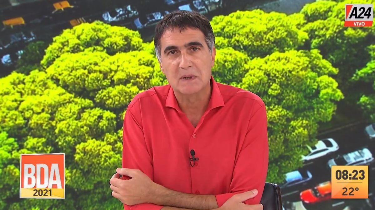 Antonio Laje volvió a la TV. 