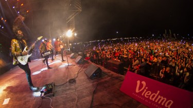Ráfaga hizo estallar el Parque Ferreira en la primera noche de la Fiesta. Foto: Pablo Leguizamon