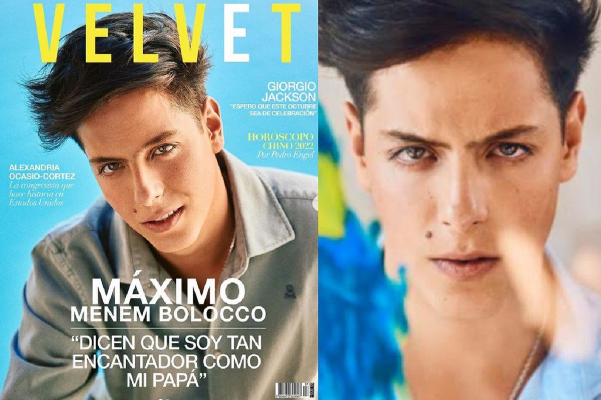 Máximo brindó una entrevista a la revista Velvet. 