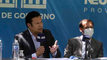 Osvaldo Llancafilo mostró los avances del plan de mantenimiento en conferencia de prensa. Foto: Oscar Livera.
