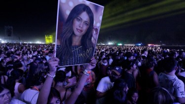 Tini Stoessel la atracción principal en la Fiesta de la Confluencia de Neuquén.  Foto: Oscar Livera 