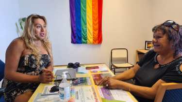 Ya comenzó la atención en la dirección de Diversidad de Plaza Huincul. (Foto: Andrea Vazquez)