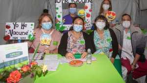 Fiesta de la Manzana 2022: buena recepción en el vacunatorio del predio
