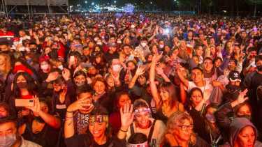 Todo listo para celebrar la Fiesta Nacional de la Manzana 2023. Foto archivo. 