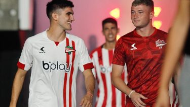 El cipoleño Del Prete ya pasó con la nueva indumentaria del Pincha, creada por y par el club.