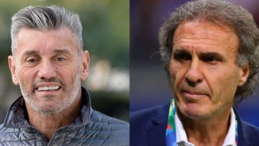 Goycochea y Ruggeri forjaron su vieja amistad en la Selección Argentina.-