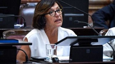 Silvia Sapag, senadora de Neuquén por el Frente de Todos. (FOTO: Archivo)