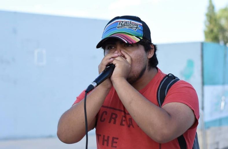 “Batallas de rap con sonidos”, dice Soto 
 sobre el arte del beatboxing..