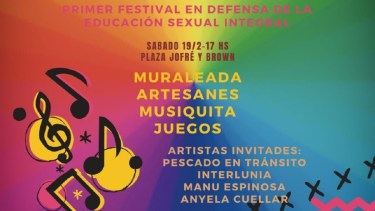 Primer festival en defensa de la Educación Sexual Integral en Viedma