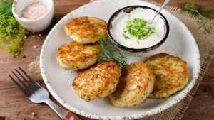 Hamburguesas de salmón hechas en casa