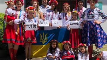 Colectividad de Ucrania en Neuquén. Foto: Gentileza
